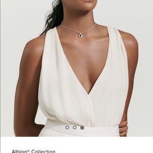 David Yurman pendant with black onyx.